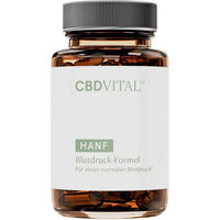 Produktbild von CBD Vital Hanf Blutdruck Formel Kapseln mit Kräuter-Komplex 60 Stück