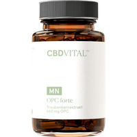 Produktbild von CBD VITAL OPC forte Traubenkernextrakt Kapseln hochdosiert vegan und glutenfrei 60 Kapseln