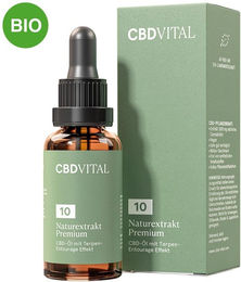 CBD VITAL Premium CBD Öl 10% Bio Vollspektrum Tropfen – Bild 1 von 3