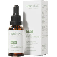 Produktbild von CBD VITAL Vollspektrum CBD Öl mit Schwarzkümmelöl Bio und ohne Zusatzstoffe flüssig