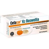 Produktbild von Cefacur K2 Boswellia Extrakt vegetarische Kapseln vegan 100 Stück