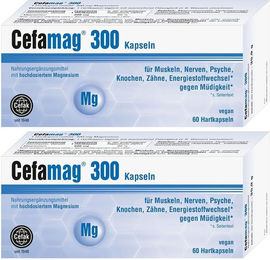 Cefak Magnesium Oxid Kapseln vegan glutenfrei 300 Stück – Bild 1 von 1