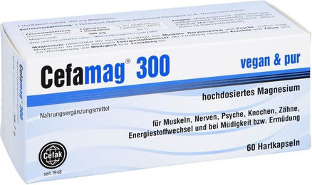 Cefamag 300 Magnesium Oxid Kapseln 60 Stück – Bild 1 von 1