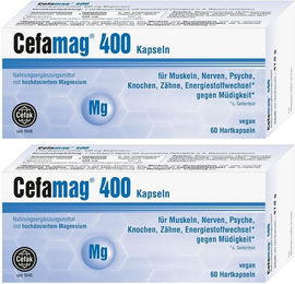 Cefamag Magnesium Oxid 400 mg Kapseln 120 Stück – Bild 1 von 1