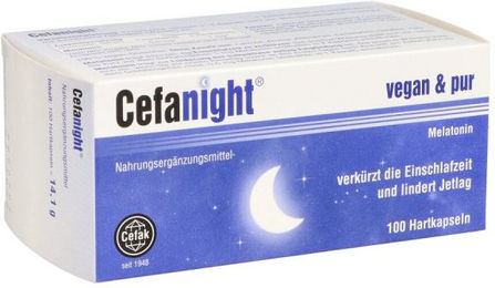 Cefanight Hartkapseln vegan glutenfrei ohne Zusatzstoffe 100 Stück – Bild 1 von 1