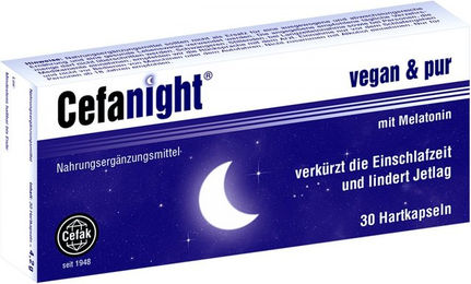 Cefanight Hartkapseln vegan glutenfrei ohne Zusatzstoffe – Bild 1 von 1