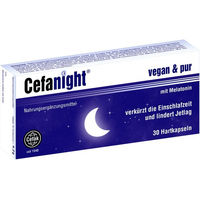 Produktbild von Cefanight Hartkapseln vegan glutenfrei ohne Zusatzstoffe