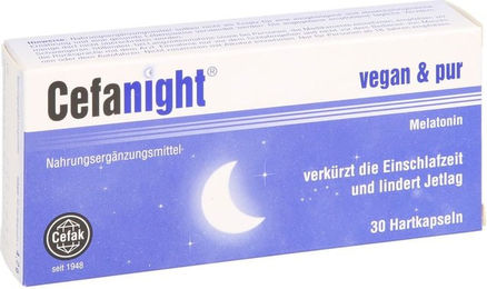 Cefanight Hartkapseln von Cefak KG vegan und ohne Zusatzstoffe 30 Stück – Bild 1 von 2