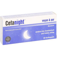 Produktbild von Cefanight Hartkapseln von Cefak KG vegan und ohne Zusatzstoffe 30 Stück