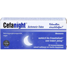 CEFANIGHT Schmelz-Tabs vegan und glutenfrei 20 Stück – Bild 1 von 2
