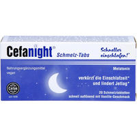 Produktbild von CEFANIGHT Schmelz-Tabs vegan und glutenfrei 20 Stück