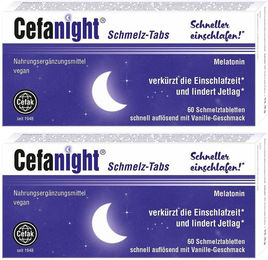 Cefanight Schmelz-Tabs von Cefak KG vegan glutenfrei ohne Gelatine 120 Lutschtabletten – Bild 1 von 1