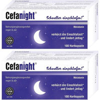Produktbild von Cefanight vegane Kapseln von Cefak KG 100 Stück