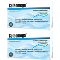 Produktbild von Cefaomega Kapseln von Cefak mit 500 mg für Schwangere und Stillende, 180 Kapseln