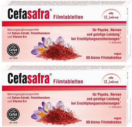 Cefasafra Anti-Stress-Komplex B-Komplex Filmtabletten vegan glutenfrei laktosefrei 120 Stück – Bild 1 von 1