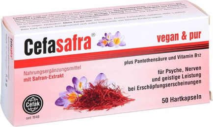 Cefasafra Vitamin B12 Kapseln vegan für Erwachsene 50 Stück – Bild 1 von 1