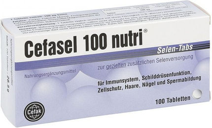 Cefasel 100 Nutri Selen Tabletten mit Natriumselenit für Schwangere und Stillende – Bild 1 von 1