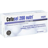 Produktbild von Cefasel 200 nutri Selen Tabletten mit Natriumselenit für Schwangere und Stillende