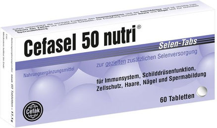 Cefasel 50 nutri Selen-Tabletten mit Natriumselenit 60 Stück – Bild 1 von 1