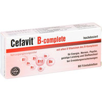 Produktbild von Cefavit B-complete B-Komplex Filmtabletten für Erwachsene 60 Stück