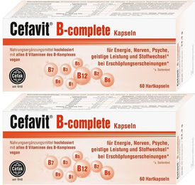 Cefavit B-complete B-Komplex Kapseln für Erwachsene und Senioren 120 Stück – Bild 1 von 1