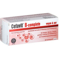 Produktbild von Cefavit B complete B-Komplex vegane Kapseln für Erwachsene 60 Stück