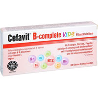 Produktbild von Cefavit B-complete KIDS B-Komplex Filmtabletten für Kinder 60 Stück