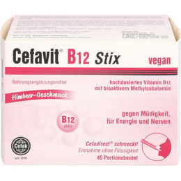 Cefavit B12 Granulat Sticks vegan glutenfrei 45 Stück – Bild 1 von 1