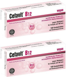 Cefavit B12 Lutschtabletten vegan glutenfrei ohne Gelatine – Bild 1 von 1