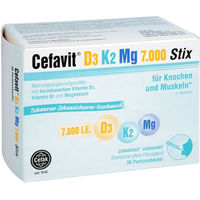 Produktbild von Cefavit D3 K2 Mg 7000 IE Granulat 36 Sticks