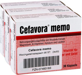 Cefavora memo Anti-Stress-Komplex Weichgelatinekapseln 90 Stück – Bild 1 von 1
