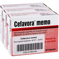 Produktbild von Cefavora memo Anti-Stress-Komplex Weichgelatinekapseln 90 Stück