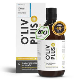 Cellavent Healthcare O'liv PLUS Bio Olivenöl mit extra hohem Polyphenol-Gehalt, ohne Zusatzstoffe, 500 ml – Bild 1 von 4