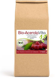 Cellavita Bio Acerola Vita Vitamin-C Pulver mit Acerola und Hagebutte – Bild 1 von 2