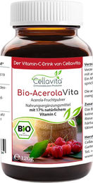 Cellavita Bio Acerola Vita Vitamin-C-Pulver mit Acerola und Hagebutte – Bild 1 von 2