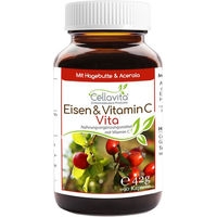 Produktbild von Cellavita Eisen & Vitamin C Vita vegane Kapseln ohne Zusatzstoffe 90 Stück
