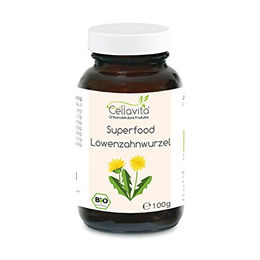 Cellavita Superfood Löwenzahnwurzel Extrakt Bio Pulver Vegan und ohne Zusatzstoffe – Bild 1 von 2