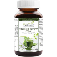 Produktbild von Cellavita Vitamin B-Komplex Vita Pulver mit Quinoa-Keimlingen und Weizengras vegan 100g