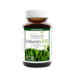 Cellavita Vitamin B12 hochdosiert Kapseln vegan ohne Zusatzstoffe 60 Stück – Bild 1 von 2