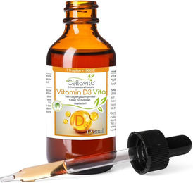Cellavita Vitamin D3 Vita Tropfen 50ml hochdosiert vegetarisch – Bild 1 von 1