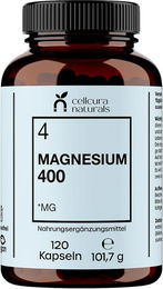 Cellcura Naturals Magnesium 400 Oxid Vegan Kapseln 120 Stück – Bild 1 von 1
