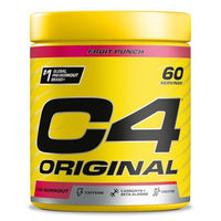 Produktbild von Cellucor C4 Original Pre-Workout Booster Getränkepulver Fruchtpunsch 60 Portionen