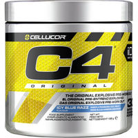 Produktbild von Cellucor C4 Original Pre-Workout Pulver Icy Blue Razz 30 Portionen