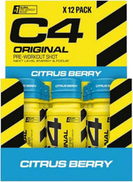 Cellucor C4 Original Pre-Workout Shot Beeren-Mix zuckerfrei 12 x 60 ml Ampullen – Bild 1 von 3