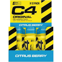 Produktbild von Cellucor C4 Original Pre-Workout Shot Beeren-Mix zuckerfrei 12 x 60 ml Ampullen