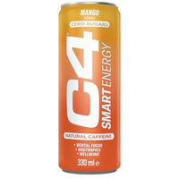 Produktbild von Cellucor C4 Smart Energy Energy Drink Mango 12 x 330 ml ohne Zusatzstoffe
