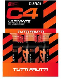 Cellucor C4 Ultimate Pre-Workout Shot zuckerfrei Ampullen 12 Stück – Bild 1 von 1