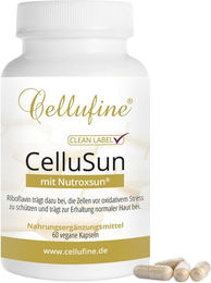Cellufine CelluSun Nutroxsun Kapseln vegan glutenfrei laktosefrei 60 Stück – Bild 1 von 1