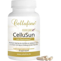 Produktbild von Cellufine CelluSun Nutroxsun Kapseln vegan glutenfrei laktosefrei 60 Stück