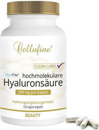 Cellufine HyaVita Hyaluronsäure 200 mg vegane Kapseln 150 Stück – Bild 1 von 1